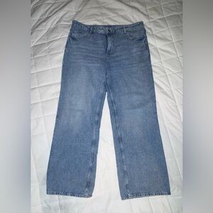 H&M Straight-Leg Light Blue Jeans